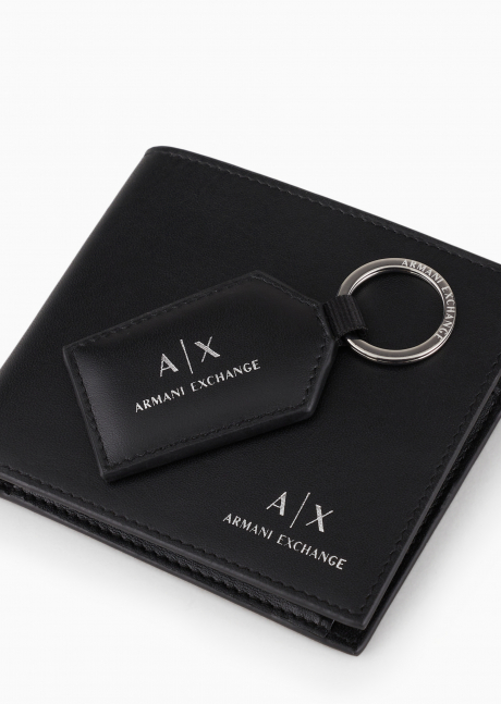 detail Peněženka + klíčenka Armani Exchange
